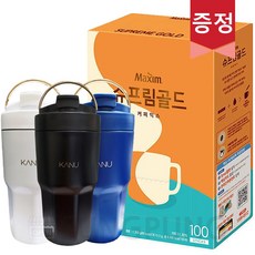 맥심 슈프림골드 100T + 올데이 텀블러, 1kg, 1개, 100개입