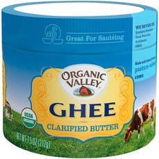 Organic Valley 오가닉 벨리 퓨리티 팜스 기버터 212g X 12개