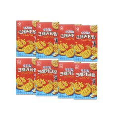 우리밀 크래커 타임 18.5g x 4p, 74g, 8개