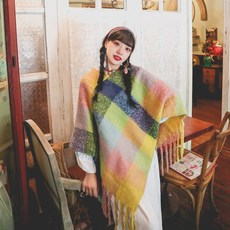 에스닉후드판초