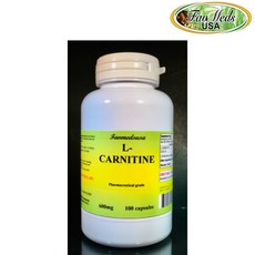 미국 FavMeds 카르니틴 코큐텐 L-Carnitine 600mg + Coq-10 100캡슐, 100정, 1개