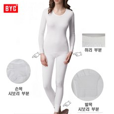 여성얇은순면내의