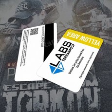 이스케이프 프롬 타르코프 Escape from Tarkov 게임 버스 교통 신용 체크 카드 스티커 리폼, B
