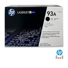 HP 93A 정품토너 CZ192A 검정 레이저젯프로 M706n M435nwMFP, 1개