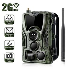 영어 매뉴얼 영어 책 4G 수렵 보도 카메라 컬러 편지 20MP 1080P 무선 벌집 야생동물 카메라 0.3s 적외선 감시 카메라 야시 사진 함정, CN, HC-801M 2G