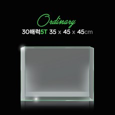 청룡아쿠아 프리미엄 일반어항 30배럭 5T 300X450X450mm 5T 매트사은품
