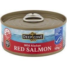 Deep Cove 딥 코브 레드 연어 105g 6팩, 6개