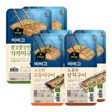 CJ 비비고 고등어구이 60g + 삼치구이 60g + 가자미구이 70g [각 2개씩], 1, 세트, 1개