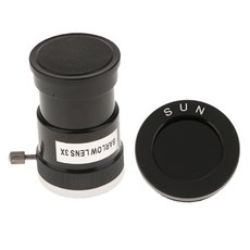 ZLD 1.25 "망원경 바로우 렌즈 3X for Astronomy u0026 Eyepiece Color Filter Black