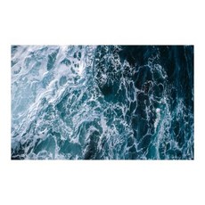 수족관 배경 스티커 바다 파도 HD 인쇄 벽지 어항 배경 장식 PVC 수족관 액세서리, 30x40cm, green, 1개