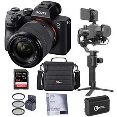 Sony Alpha a7 III 24MP UHD 4K Mirrorless Camera with FE 28-70mm Lens - Bundle with DJI Ronin-SC Gim, One Color_One Size, 상세 설명 참조0, 상세 설명 참조0