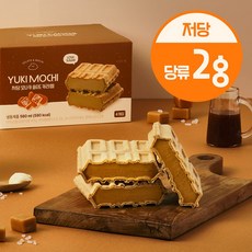 유키모찌 저당 모나카 솔티드 카라멜 4개입, 2개, 560ml