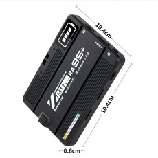 RGB 카메라 비디오 패널 라이트 브이로그 사진 화상 회의용 LED 0-360 풀 컬러 CRI 95 + 2500-9000K, 02 M17(LED), 1개