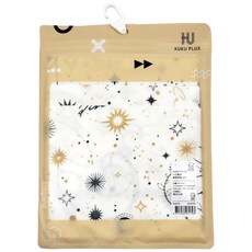 KU.KU. 酷咕鴨 KUKU PLUS 十二星座 紗布手帕 3入, 100%純棉, 30 x 30 cm, 30 x 30cm
