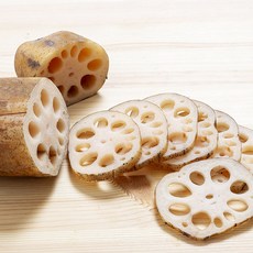 밀양 무농약 연근 1kg(흙/세척/슬라이스연근) 진흙속의 보물 특유의 단맛과 아삭한 식감, 세척연근 1kg, 1박스