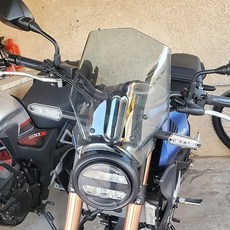 CB125R CB300R CB250R 2018 2019 2020 2021 2022 윈드스크린 플라이스크린 프론트 윈드 스크린 바이저 라이트 스모크 장착 브래킷이 있는 오토바이 윈, 가벼운 연기