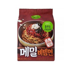 풀무원 메밀비빔면 8봉 숙성비빔장매콤알싸(멀티2개)