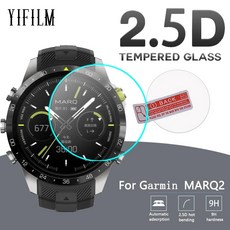 Garmin MARQ2 Captain Athlete MARQ Gen 2 용 화면 보호기 보호 필름 스마트 워치 강화 유리 HD 투명 커버 개입, [03] Adventurer Gen 2, [03] Adventurer Gen 2, 5) Golfer Gen 2