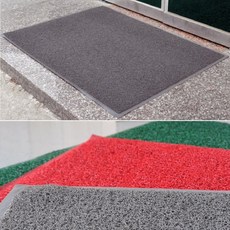 눈비오는날 물기 미끄럼방지 출입구매트 현관매트 신발털이발판 가성비, 대 90x120cm 그레이, 1개