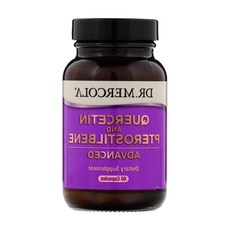 Dr Mercola 닥터 머콜라 퀘르세틴 프테로스틸벤 어드밴스드 Quercetin and Pterostilbene Advanced 60정 캡슐, 1개