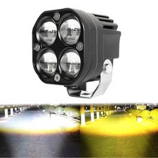 범용 오토바이 LED 헤드라이트 스포트라이트 안개등 자동차 보트 트럭 4x4 오프로드 12V 24V 200W, 1개
