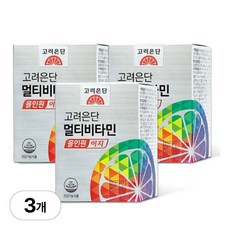 고려은단 멀티비타민 올인원 이지 120정, 3개