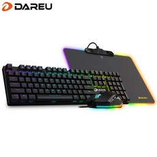 (관부가세포함) 기계식 키보드 Dareu mechanic + EM908 game mouse mechanical keyboard set wired keyboard set full bike no m-JD100012938712, Mechanic + EM905 심포니 세트one siz