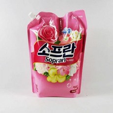 싸다팡 소프란 핑크블로썸 리필 2.1L x 6 섬유유연제, 1