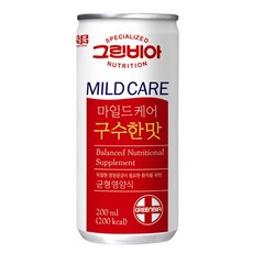 그린비아 마일드케어 구수한맛 200mlx60캔, 200ml, 60개