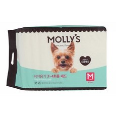 [몰리스]쉬야응가 3~4회용 패드(M) 80매, 2개, 80개