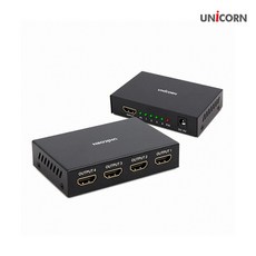 유니콘정보시스템 1:4 HDMI v1.4 분배기 (ST-400HD), 1개