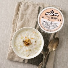 푸드트리 미니컵으로 맛나는 볶음밥 영양죽 함박스테이크 아기반찬 8종, 1개, 미니컵 고소전복죽