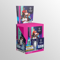 UEFA 챔피언스 리그 오피셜 2023/24 TOPPS 스티커 풀박스 50패킷 (스티커 400개)