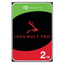 씨게이트 IronWolf Pro ST2000NE001 NAS 하드디스크 2TB 정품 보증기간5년 복구서비스3년1회 - 씨게이트하드디스크2tb