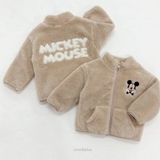 유아 키즈 미키후리스점퍼