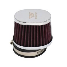 오토바이 에어 필터 38 42 45 50 55 60mm 클리너 공기 흡기 필터 오토바이, Red, 45mm, 1개