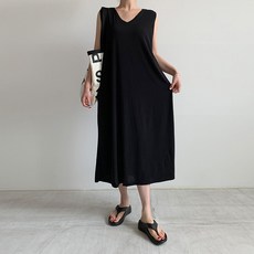 데이즈쿨리즘슬럽브라탑민소매원피스