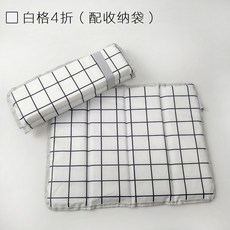 접이식방석 외출 휴대용 접이식 야외 음악 포함방지 트렌디한패드 시트 편리함 지면 스티로폼 작은의자매트, C14-화이트체크 4수납주머니있음