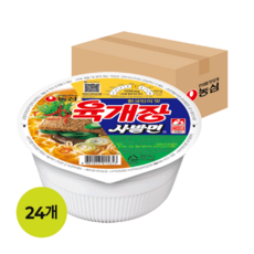 농심 육개장 사발면 86g X 24개 / 육계장 1박스