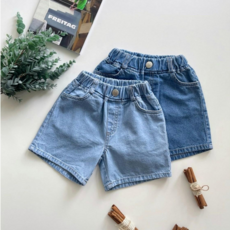 주니어5부청반바지