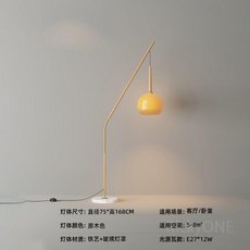 모던 스탠드 조명 플로어 램프 이동식 침실 인테리어, 1개, 나뭇결+대리석 168CM 따뜻한 빛