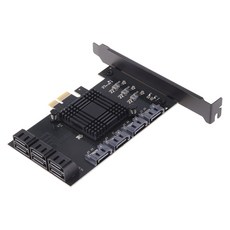 PCI-E에서 SATA3.0 대규모 데이터베이스를 제공하기위한 SATA3.0 컨트롤러 확장 보드 10 포트 SATA3.0 확장 카드 PCI-E