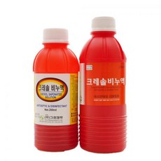 크레졸 크레솔 크레졸비누액 천보 크레졸 소독약 원액 야생동물퇴치(5개), 200ml, 5개