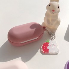 플레이팅벨 베이비밀크 갤럭시버즈플러스케이스, 로지핑크, 베이비밀크 버즈케이스