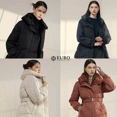 유로컬렉션 23FW 유로피안 밍크카라 퍼구스다운 278038