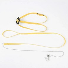 거북이 가죽 끈 내마모성 크기 안전 견인 로프 하네스 스트랩 띠, 1.yellow, 1개
