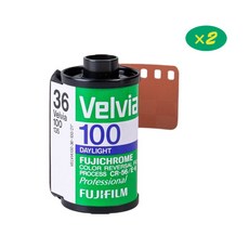 아날로그토이필름카메라 후지 Velvia100 RVP135 컬러 리버설 필름 포지티브 포화도 카메라 만료일 4 24 년, 2pcs, 2개