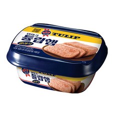 농심 부담없는선물 애들반찬 덴마크 튤립햄 클래식 통조림 홈파티음식 집밥 부대찌개 200g 6팩 간단한요리 애들간식 남녀노소, 22세트