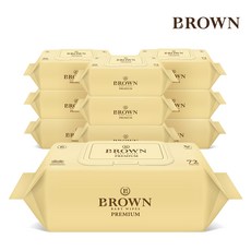 브라운프리미엄아기물티슈72매캡형