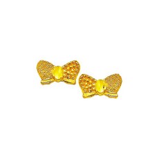 순금리본귀걸이